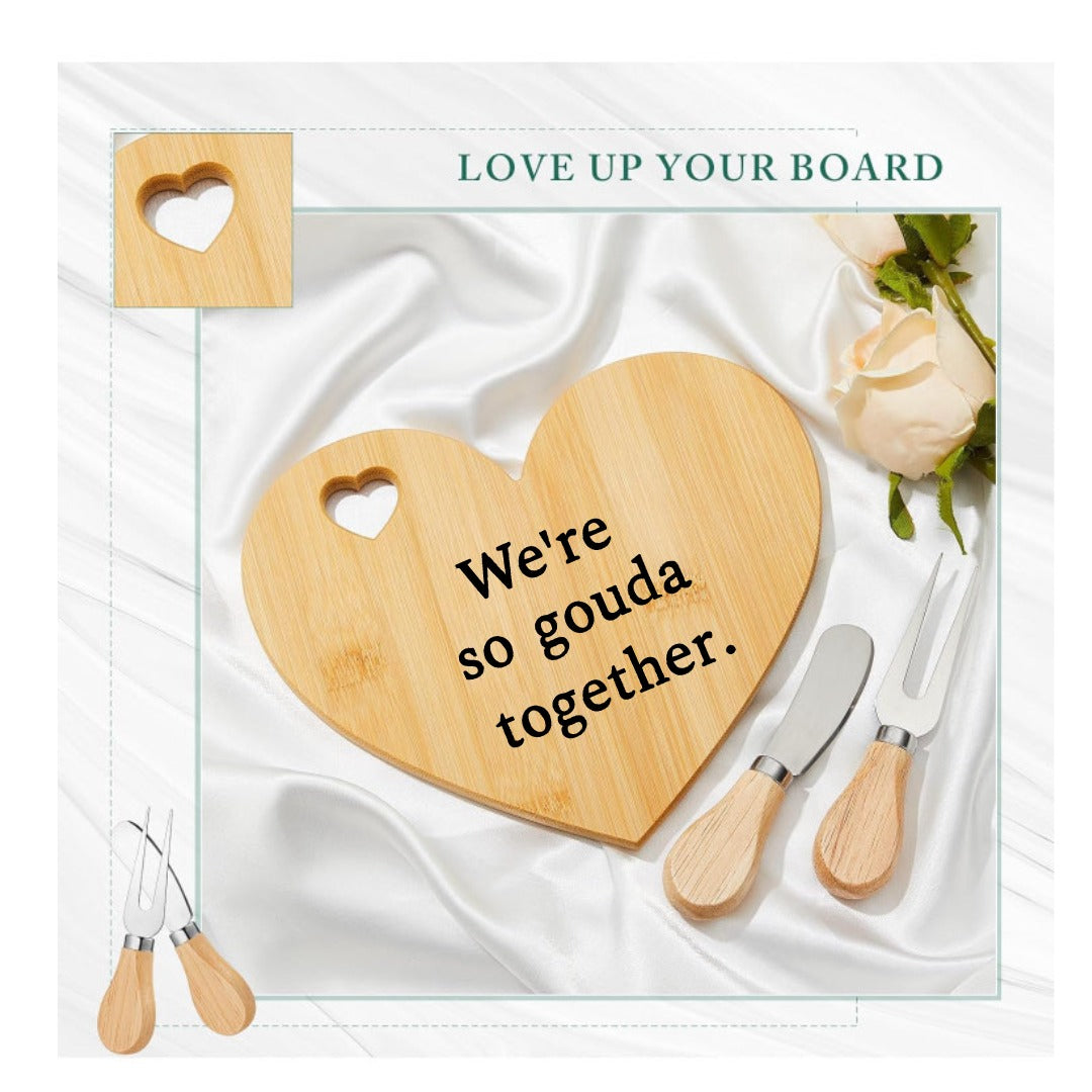 Heart Gouda Cheese Board